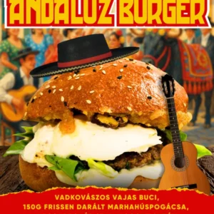 Havi ÚJ: Andalúz Burger🟠🍔
